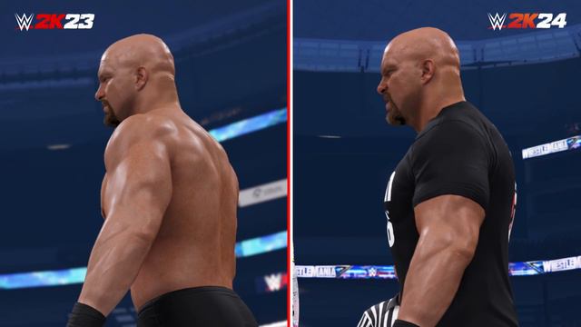 WWE 2K24 Graphic Comparison | WWE 2K23 Vs WWE 2K24