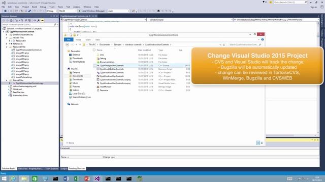 Visual Studio 2015 and CVS Suite (CVSNT) смотреть онлайн