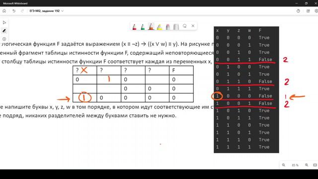 Решение ЕГЭ №2 по информатике | Сборник К. Ю. Полякова №192 смотреть онлайн