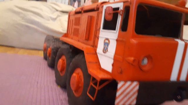 Завершение проекта МАЗ -537 1/10 дым-машина и звук смотреть онлайн