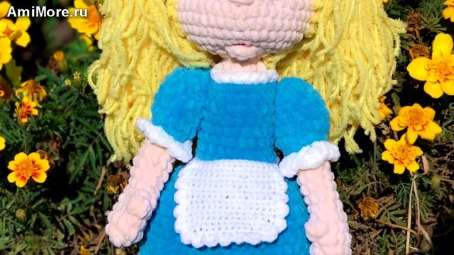 Амигуруми: схема Алиса. Игрушки вязаные крючком - Free crochet patterns. смотреть онлайн