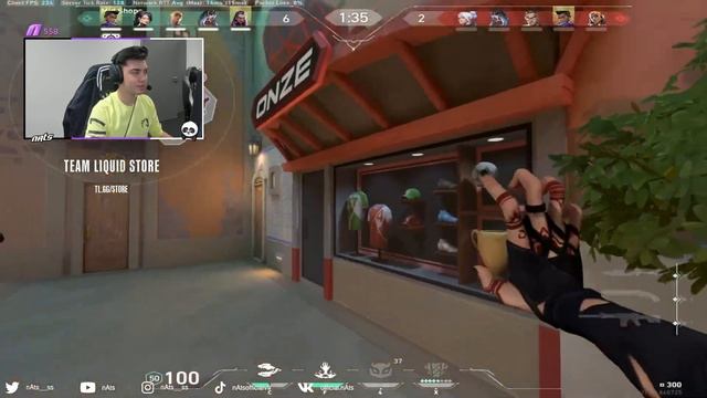 MVP! PEARL! LIQUID NATS PRO FADE VALORANT RANKED GAMEPLAY [Full Match VOD] смотреть онлайн