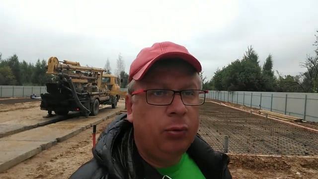 Приняли бетононасос и ждем первую партию бетона // 03 сентября 2017 смотреть онлайн