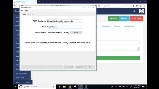 Xibo - Adding a screen to your xibo CMS смотреть онлайн