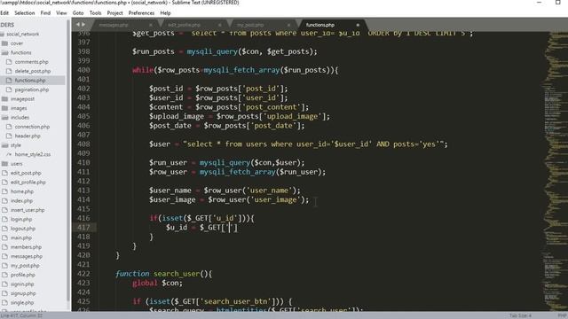 PHP Social Network Project - Php Projects Tutorial 34 Finishing the my Posts Page смотреть онлайн