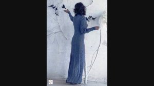 Красивые вязаные платья спицами для зимы. Простые, стильные, необычные, модные…