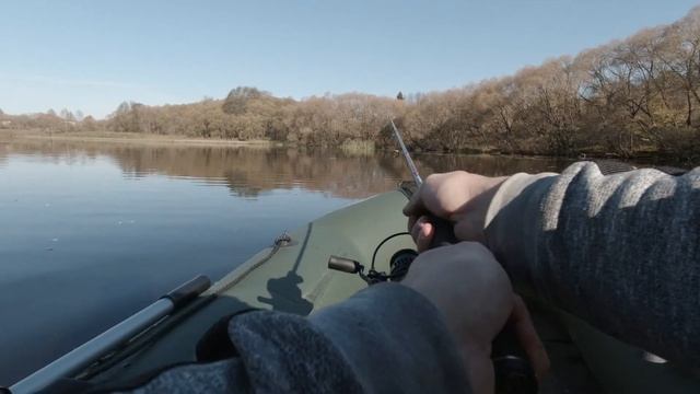 В погоне за щукой. Спиннинг. р. Каменец. Село Любунь. Калужская область. смотреть онлайн