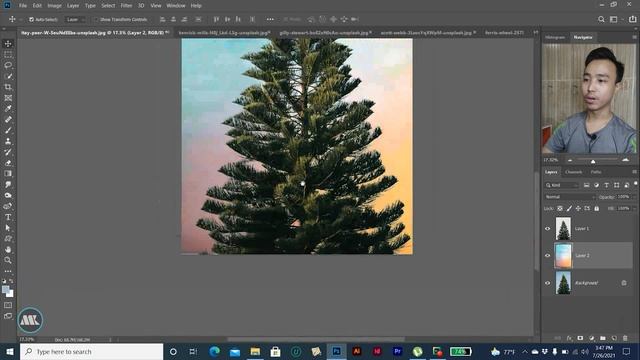Photoshop - Color Range ဖြင့် နောက်ခံဖျက်နည်း | How to use Color Range in Photoshop смотреть онлайн