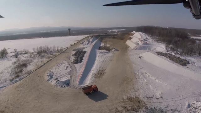 Дорога (трасса) Обход Хабаровска 13 - 42 км. Видео с квадрокоптера смотреть онлайн