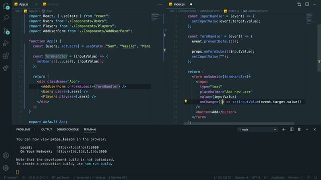 W18L1 - React props смотреть онлайн