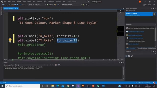 How to Create Graphs using Python l Line Graphs смотреть онлайн