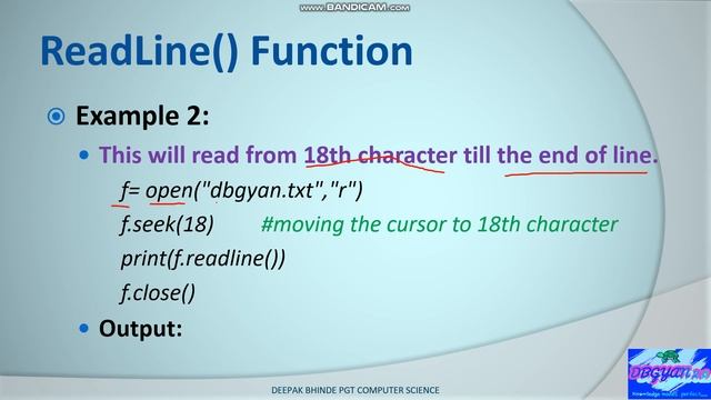 Python File Handling Read Function смотреть онлайн