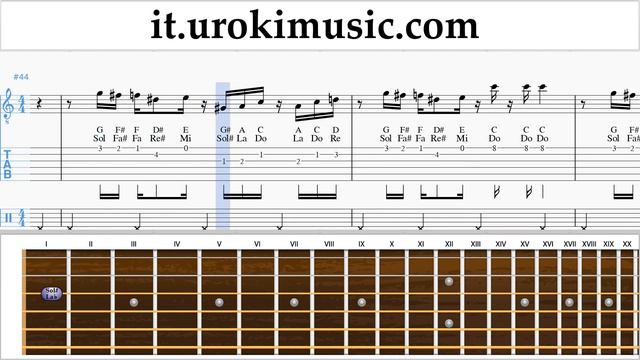 Corso di Chitarra Super Mario Bros - Theme Tablature Tab um-a276 смотреть онлайн