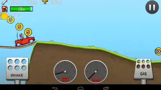 Обзор на игру = Hill climb racing смотреть онлайн