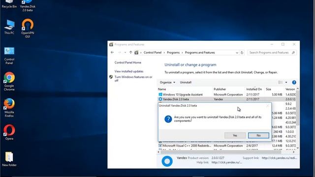 Uninstall Yandex Disk 2.0 on Windows 10 смотреть онлайн