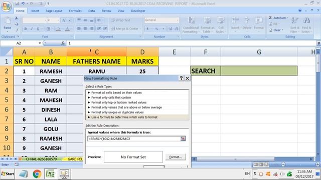 How to creat SEARCH BOX in excel sheet смотреть онлайн