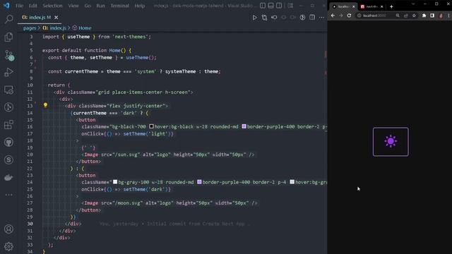 Dark Mode Feature in under 10 minutes | NextJS & TailwindCSS смотреть онлайн