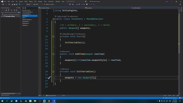 First Person Shooter Inventory System - FPS Game With Unity & Blender смотреть онлайн