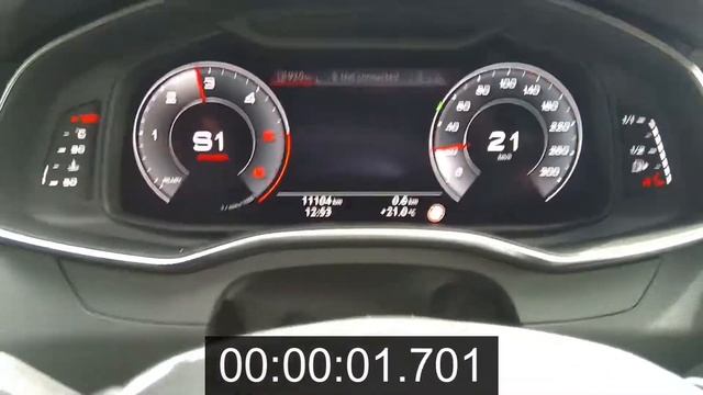 0-100 km/h Audi A6 Avant (C8) 45 TDI V6 (231 Hp) quattro Tiptronic MHEV смотреть онлайн