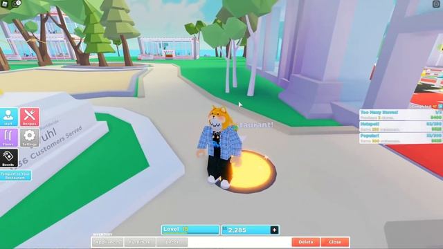 МНЕ ПОСТАВИЛИ ПАМЯТНИК ИЗ ЗОЛОТА! Roblox My Restaurant смотреть онлайн