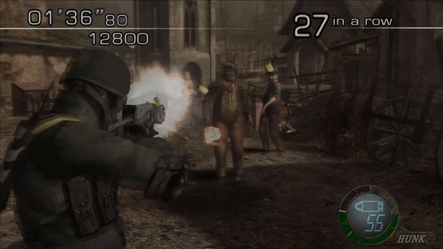 Resident Evil 4 RE4 PS2 PS4 Mercenaire mode - Hunk - Village - Débutant Beginner смотреть онлайн