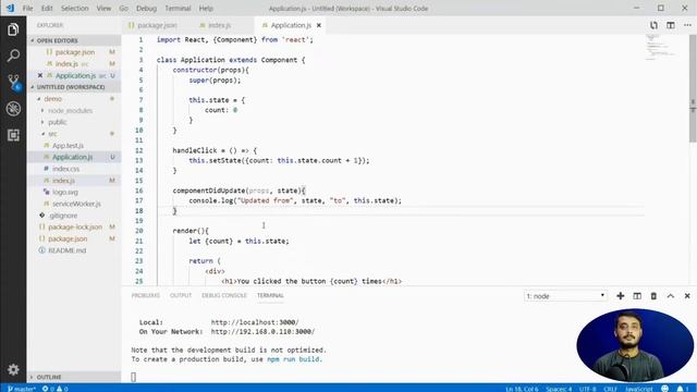 REACT STATE | Learn React State Management | React State JavaScript смотреть онлайн
