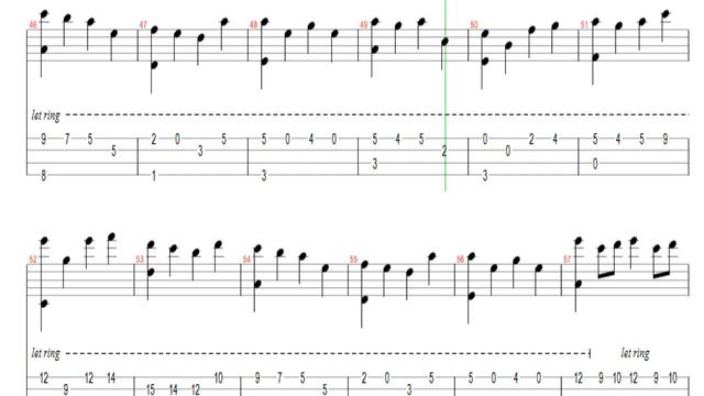 Canon - Johann Pachelbel (classical Bass Tab)