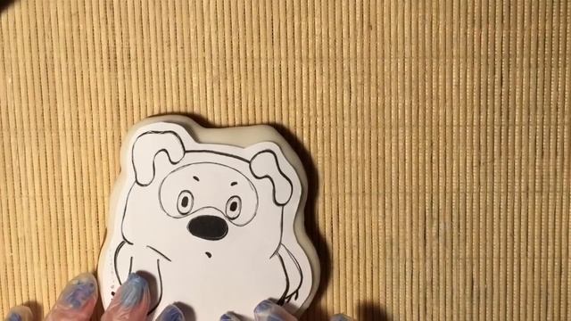 Имбирный пряник Айсинг Перенос рисунка на пряник