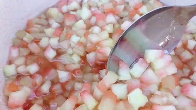 Не выбрасываю арбузные корки?? получилась отличная сладость к чаю☕ Qarpiz murebbesi? смотреть онлайн