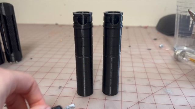 3D Printed LED Nightwing Escrima Sticks - Tutorial! смотреть онлайн