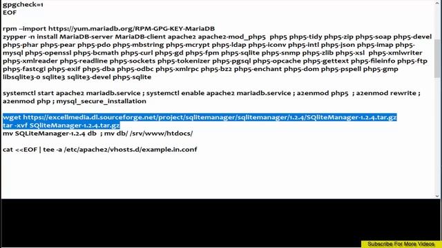 How To install SQLiteManager on OpenSuse Leap 42.3 смотреть онлайн