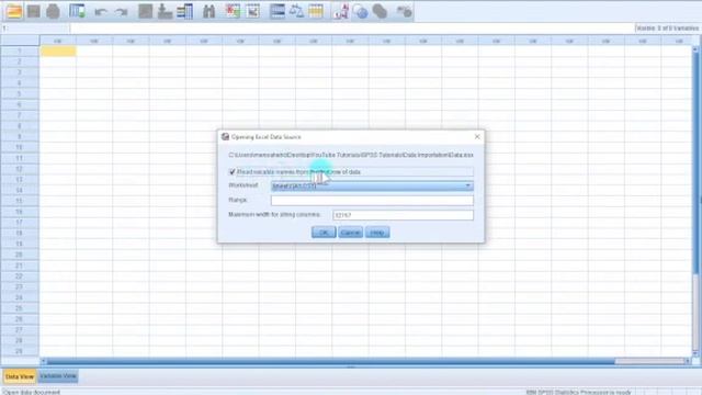 How to Import/Read Data Files in SPSS || Reading/Importing excel (.xlsx) file in SPSS || Part C смотреть онлайн