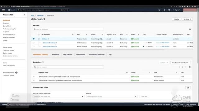 Failover em Amazon RDS Aurora PostgreSQL смотреть онлайн
