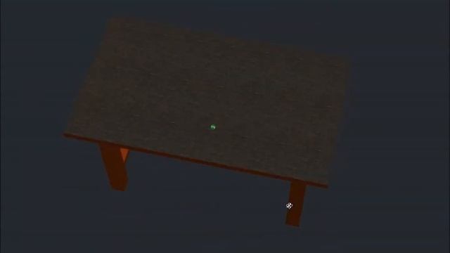 3D table made with Autodesk AutoCAD 2018 смотреть онлайн