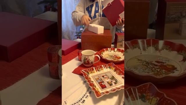 Распаковываем новогоднюю посуду Villeroy & Boch смотреть онлайн
