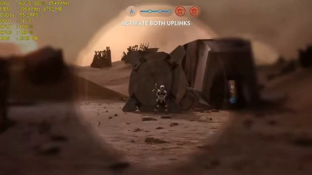 Intel Celeron G3900 + Gtx 960 2gb Star Wars Battlefront Gameplay 1080p смотреть онлайн