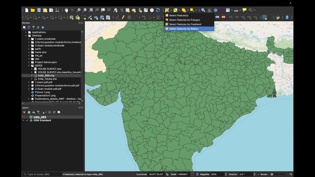 3. Learning GIS using QGIS: Import Excel Data Select Features & Adding Google Map & Satellite смотреть онлайн