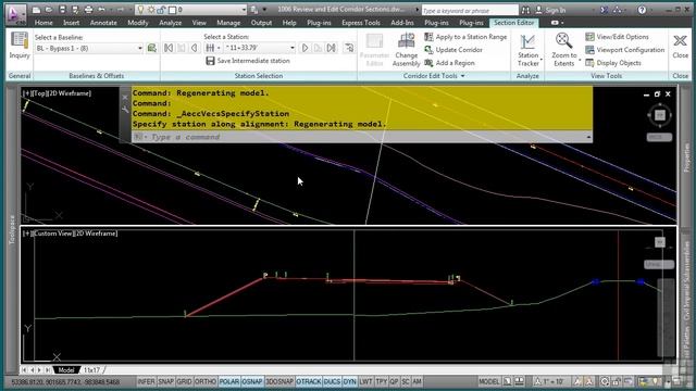 AutoCAD Civil 3D Tutorial | Review and Edit Corridor Sections | InfiniteSkills смотреть онлайн