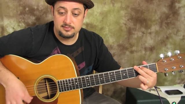 Easy Beginner Acoustic Songs on Guitar - Lessons - Ray Lamontagne - Trouble смотреть онлайн