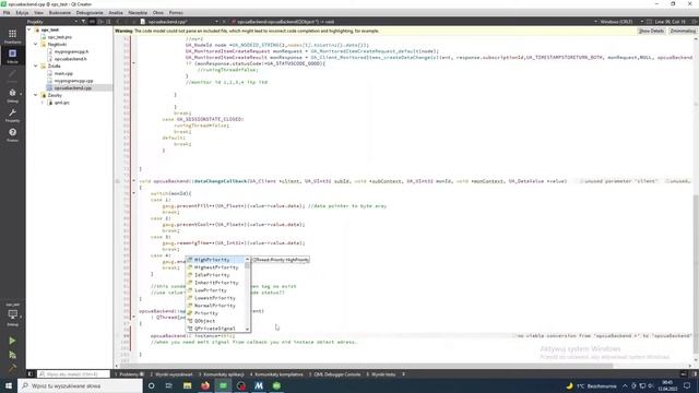 Qt in automation, opcua + qt +open62541 (msys2) смотреть онлайн
