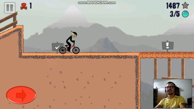 Игра трюки на велосипедах Stickman BMX смотреть онлайн