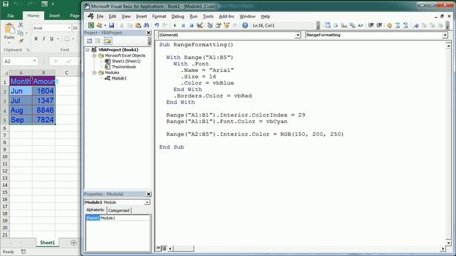Excel VBA Objects: Range Object (Part 3) смотреть онлайн