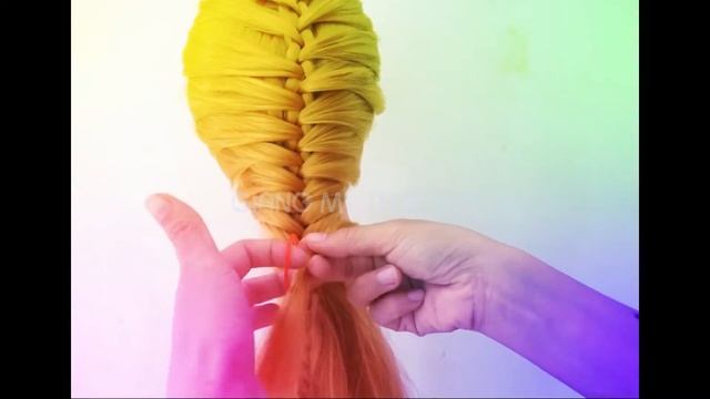 Свадебная прическа,вечерняя,прическа на выпускной.The most beautiful hairstyle tutorial смотреть онлайн