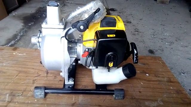 Мотопомпа Champion GP26-II \ насос для воды Чемпион 26-2 смотреть онлайн