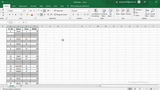 Delete Blank Cell/Row using Ctrl + G in Excel | Shortcut Formula | MS Excel | #advanceexcel смотреть онлайн