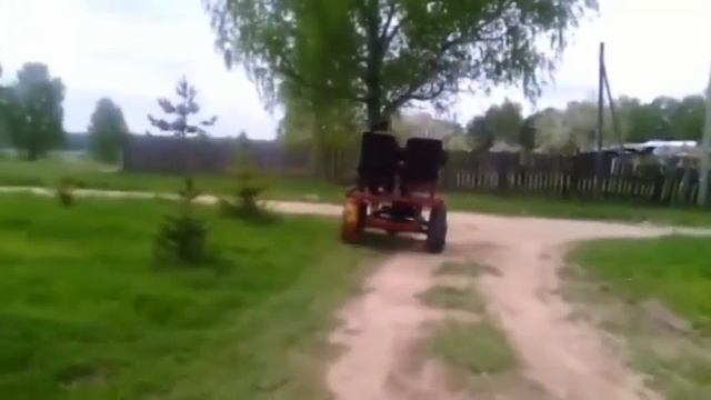 Самодельный трактор на гусеницах смотреть онлайн