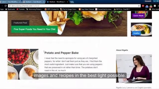 Millard Food Blog WordPress Theme Download Link смотреть онлайн
