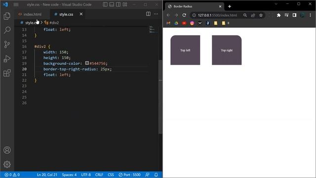 HTML & CSS #14 - #Border #radius #html #css смотреть онлайн