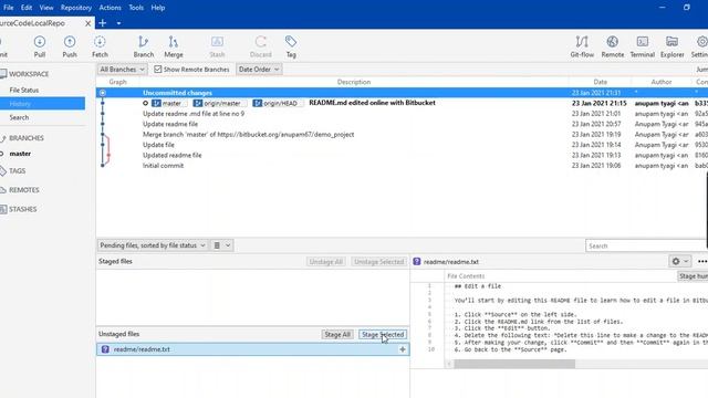 How to use source tree with Bit bucket!! смотреть онлайн