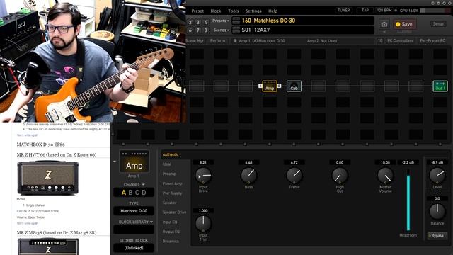 Amps of the Axe Fx III: Matchless DC30 смотреть онлайн